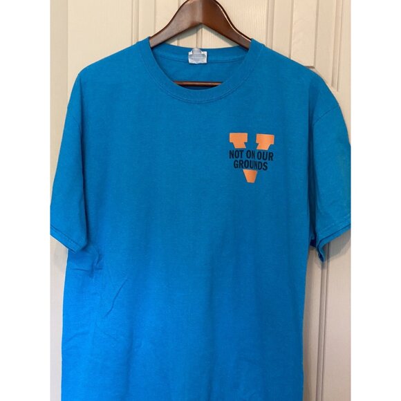 Virginia Cavaliers Teal Blue S/S Men's T-Shirt L #Hoos Got Your Back - Picture 9 of 11